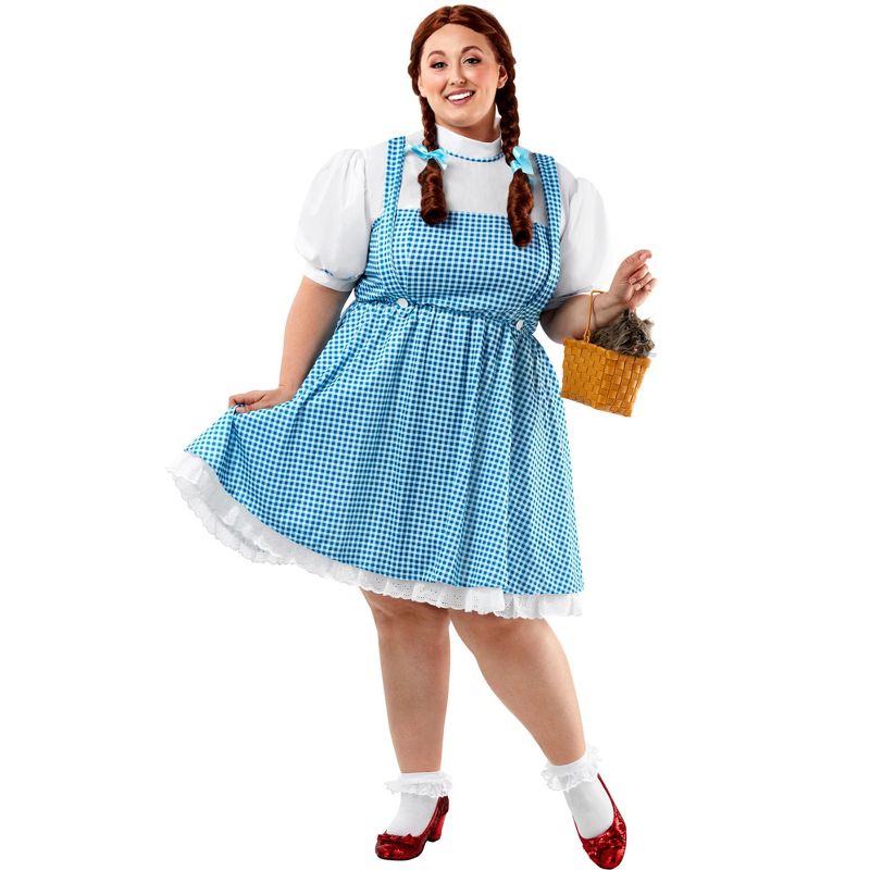 Rubie's Women's Plus Size The Wizard of Oz Dorothy Costume, 1 of 7