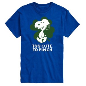 Men's - Peanuts - Too Cute To Pinch Short Sleeve Graphic T-Shirt - 1 of 4