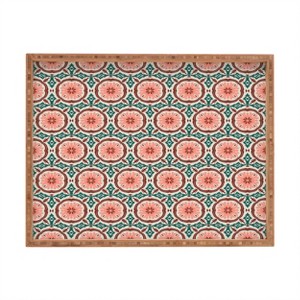Holli Zollinger Madeira Pink Rectangular Bamboo Tray - Deny Designs - 1 of 2