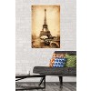 Trends International The Eiffel Tower - Rustic Unframed Wall Poster Prints - 2 of 4