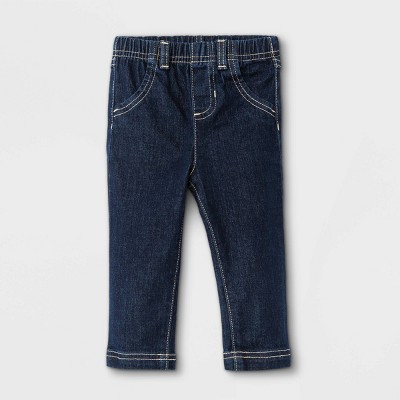Image of Baby UNI Jeans - Cat & Jack™ Dark Denim Wash 3-6M