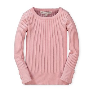 Hope & Henry Girls' Rib Knit Sweater Top, Infant - 1 of 4