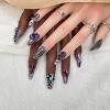 Vynxaria Black Long-Lasting Wearable Nails for Everyday Chic Size M - 2 of 4