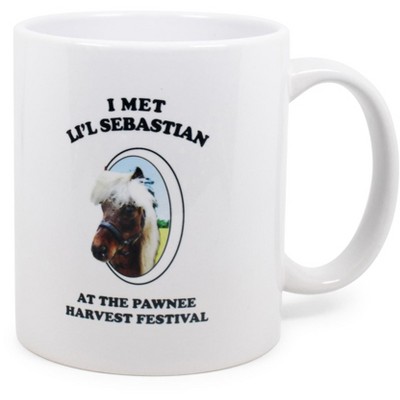 Surreal Entertainment Parks and Recreation "I Met Li'l Sebastian" Ceramic Mug | Holds 11 Ounces