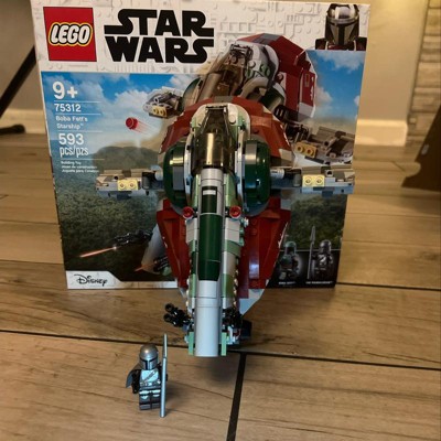 LEGO Star Wars Boba Fett Starship 75312 Building Toy - Mandalorian Model  Set Featuring Iconic Starfighter with Rotating Wings and 2 Minifigures, Fun