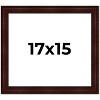 PosterPalooza | Distressed Brown Picture Frame - UV Acrylic, Backing Board, Hanging Hardware Included - 2 of 4