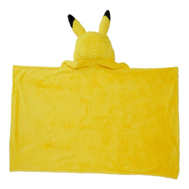 Pokemon Pikachu Kids&#39; Hooded Blanket, 3 of 6