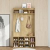FURNIinspire Hall Trees Hall Tree With Bench And Shoe Storage - 4 of 4
