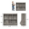 Whizmax Toy Bookshelf and Bookcase, Multi Shelf with Cubby Organizer Cabinet for Storage Books and Toys, for Bedroom, Playroom, Hallway - 2 of 4