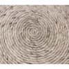 Moti Ellis Silver Wool Ottoman Pouf with Polyester Fill Silver 20"D x 20"W x 14"H - 2 of 4