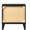 NicBex Nightstand with Drawers,Side Table with Wood Tapered Legs and Finish,Modern Bedside Table for Bedroom,Living Room - 4 of 4