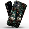 BONGEEK Case Compatible with iPhone 11,Scratch Resistant Hybrid 2-Layer Hard Shell Bright Phone Case,Christmas Retro Snowman Green Colorful - 2 of 4