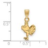 Black Bow Jewelry 14k Yellow Gold Virginia Tech Hokies NCAA Small Pendant - 2 of 3