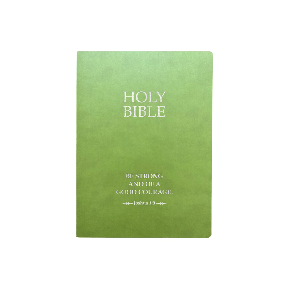 KJV Holy Bible, Be Strong and Courageous Life Verse Edition, Large Print, Olive Ultrasoft - (King James Version Sword Bible) by Whitaker House