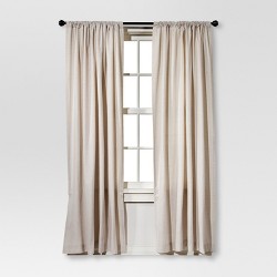 1pc Blackout Textural Overlay Window Curtain Panel - Threshold™ : Target