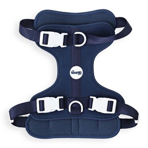 THE LICKER STORE Arlo Adjustable Soft Padded No Pull Pet Harness with 3 Buckles and 3 Leash Clips - 1 of 4