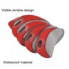Unique Bargains Waterproof Golf Club Iron Head Covers with Visible Windows 10 Pcs - 4 of 4