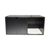 VisioGear Cat Litter Box Enclosure, Hidden Furniture, Modern Cat House with Corrugated Cardboard Scratching Pad, Black, 35.83"*20.47"*17.05" - 4 of 4