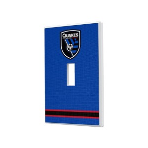 MLS Western Conference Teams Stripe Hidden-Screw Light Switch Plate for Single Toggle - 1 of 4