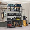 5 Tier Garage Wire Shelving Unit, 2500 LB Capacity,Heavy Duty Adjustable Metal Storage Shelves, Industrial Storage Racks for Warehouse Shop Basement - 2 of 4