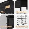 Tall 12-Drawer Fabric Dresser with Side Pockets - Storage Organizer, Closet Chest of Drawers for Bedroom - 4 of 4