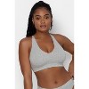 Smart & Sexy Women's Comfort Cotton Plunge Bralette - 4 of 4