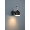 Access Lighting Ponti 1 - Light Swing Arm Lamp in  Black/Antique Brushed Brass - 3 of 4