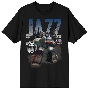 Transformers Jazz Adult Black Crew Neck Short Sleeve T-shirt : Target