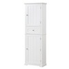 ACEPANO 67.7 in. H Freestanding MDF Storage Cabinet with Drawers & Adjustable Shelves-White - 4 of 4