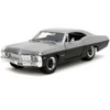 1967 Chevrolet Impala SS Silver Metallic and Black "Bigtime Muscle" Series 1/24 Diecast Model Car by Jada - 2 of 4