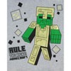 Seven Times Six Minecraft Boy's Rule the Night Zombie Gold Armor T-Shirt Grey - 2 of 4