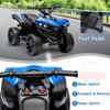 Kids ATV 4-Wheeler  Toy – Electric Quad Car with Simple Foot Pedal Control & Realistic Design for Toddlers - 3 of 4