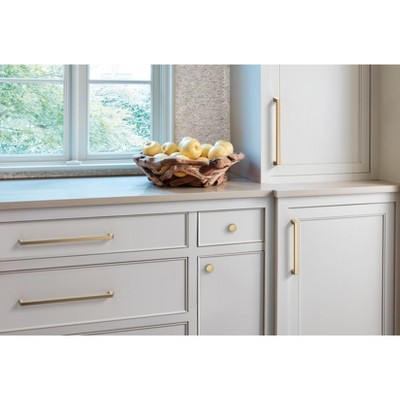 Champagne Bronze Modern Cabinet Drawer Pull with Mounting Hardware