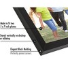 Americanflat Hinged 5x7 Picture Frame with Shatter-Resistant Glass - Double Picture Frames with Engineered Wood - Signature Collection - Black - 3 of 4
