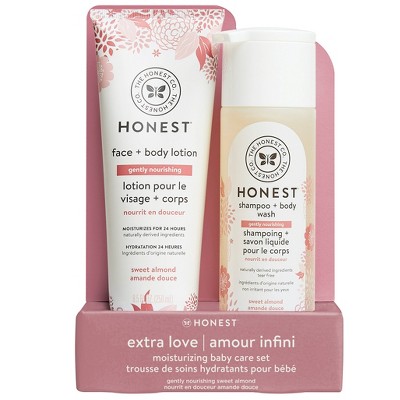 The Honest Company Gently Nourishing Shampoo & Lotion Bundle - Sweet Almond - 10 fl oz