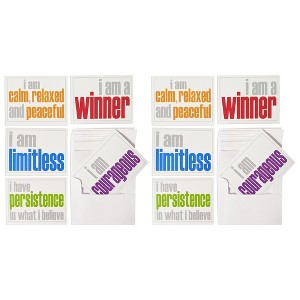 Inspired Minds Note Cards with Envelope, Hopefulness Booster Set, 10 Per Set, 2 Sets - 1 of 2