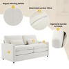 Accent Loveseat Sofa Modern Double Cushion Design with Lumbar Pillow for Living Room 68.1" - 3irtyhousy - 3 of 4