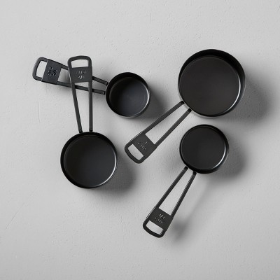 4pc Measuring Cup Set Matte Black - Hearth & Hand™ With Magnolia