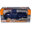1956 Ford F-100 Pickup Truck Blue 1/24 Diecast Model Car by Motormax - 3 of 3