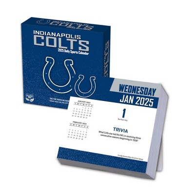 NFL Indianapolis Colts 2025 Box Calendar