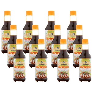 Kikkoman Less Sodium Teriyaki Marinade and Sauce - 12 pack, 10 oz - 1 of 4