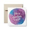 Constellation Print Birthday Card: Carlton Cards Multicolor Greeting with Printed Design, Folded, 7"x5" - 2 of 4