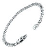 Pompeii3 Men's Designer Flat Mariner Link 14k Gold (17gram) or Platinum (28gram) 5.5mm Bracelet 8.5" - 2 of 4