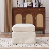 Hrinhom 46"W Chenille Upholstered Storage Ottoman,Dressing Shoe Bench - 3 of 4