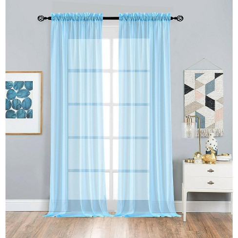 Baby blue deals curtains