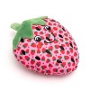 Strawberry Squeaky Plush Dog Toy - The Worthy Dog - 3 of 4