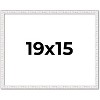 PosterPalooza | Textured White Picture Frame - UV Acrylic, Backing Board, Hanging Hardware Included - 2 of 4