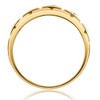 Pompeii3 1/2Ct Men's 5-Stone Diamond Ring in 10k Yellow Gold - image 3 of 4