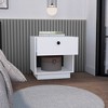 NicBex Nightstand with Drawers,Modern Side Table with Storage Space and Wood Frame,Bedside Table for Bedroom,Living Room - 2 of 4