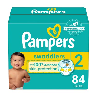 Pampers Swaddlers Active Baby Diapers Super Pack - Size 2 - 84ct